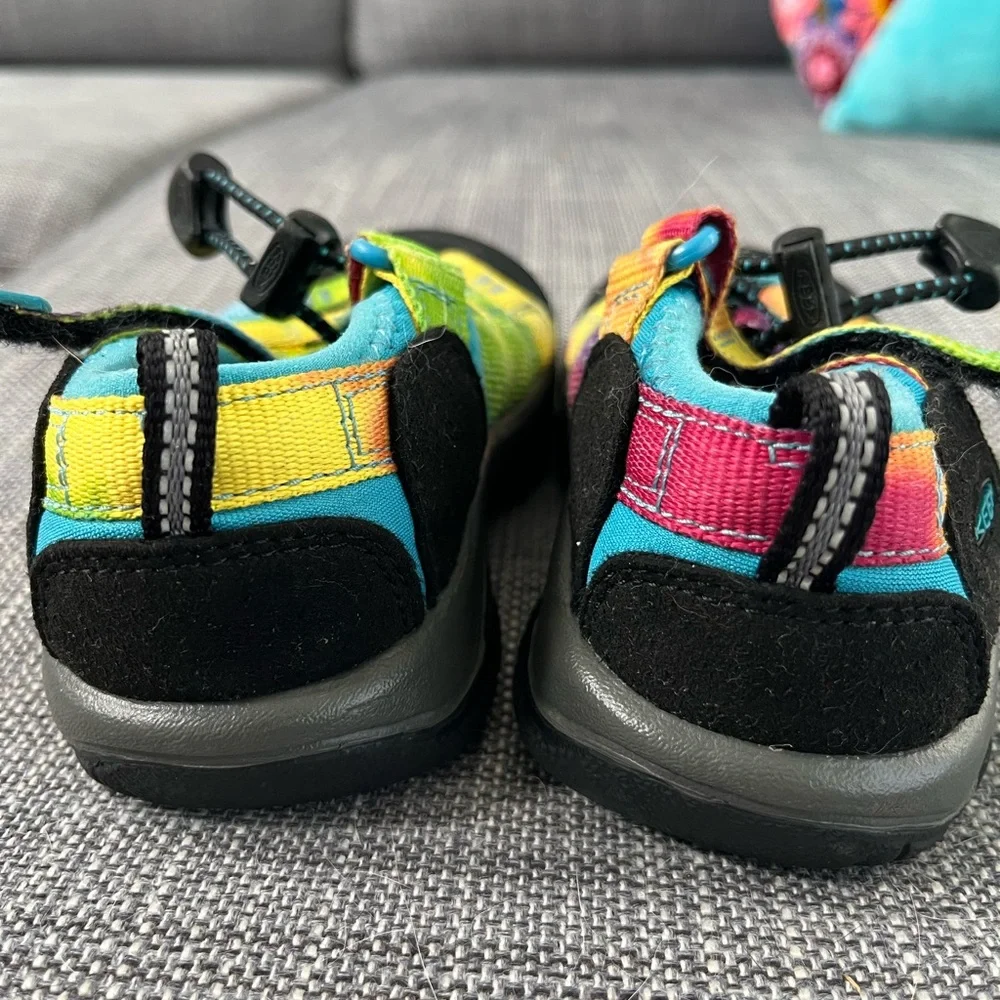 Keen Kids Multicolor Teal Yellow Purple Water Sandals
